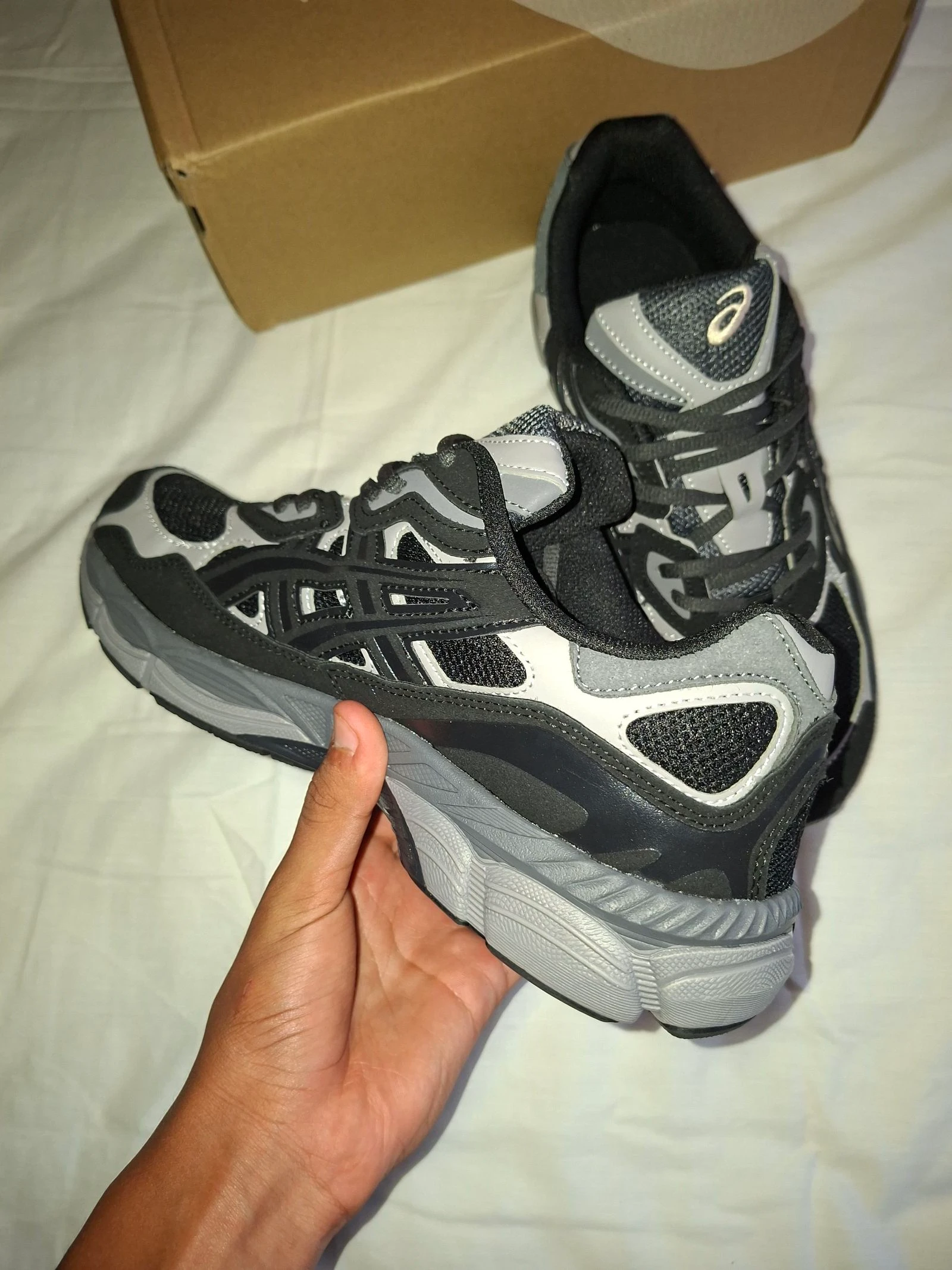 Asics Gel Nyc, Noir et Gris, 44 – photo 3